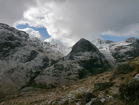 snow and peak